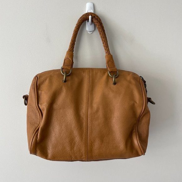 Liebeskind Berlin Hand Bag Leather Detachable Shoulder Strap Brown - Picture 3 of 11